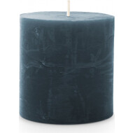 Spaas Rustique Bougie - Ø7x7cm - Bleu Foncé - Marque Spaas - Nombre d'heures de combustion 25h - Couleur Bleu foncé