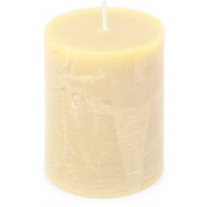 Spaas Rustieke Kaars - 35h Brandduur - Ø7x9,5cm - Ivoor - Marque Spaas - Nombre d'heures de combustion 35h - Couleur Ivoire