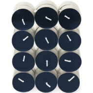 Spaas Midnight Magic Bougies Chauffe-Plat - 4,5h de Combustion - Bleu - 24 Pièces - Marque Spaas - Nombre d'heures de combustion 4,5h - Couleur Bleu - Odeur Citrus