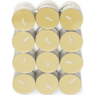 Spaas Shimmering Smile Bougies Chauffe-Plat - 4,5h de Combustion - Jaune - 24 Pièces - Marque Spaas - Odeur Fruit - Nombre d'heures de combustion 4,5h - Couleur Jaune
