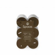 Spaas Twinkling Touch Bougies Chauffe-Plat - 4,5h de Combustion - Brun - 12 Pièces - Marque Spaas - Nombre d'heures de combustion 4,5h - Couleur Brun - Odeur Bois Ancien