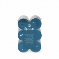 Spaas Soft Sunrise Bougies Chauffe-Plat - 4,5h de Combustion - Bleu - 12 Pièces - Marque Spaas - Odeur Lavande - Couleur Bleu - Nombre d'heures de combustion 4,5h