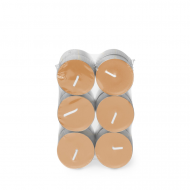 Spaas Delightful Dawn Bougies Chauffe-Plat - 4,5h de Combustion - Orange - 12 Pièces - Marque Spaas - Nombre d'heures de combustion 4,5h - Couleur Orange