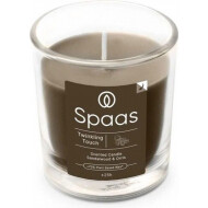 Spaas Twinkling Touch Bougie parfumée Transparente - 25h de Combustion - Brun - Marque Spaas - Couleur Brun - Odeur Bois Ancien - Nombre d'heures de combustion 25h