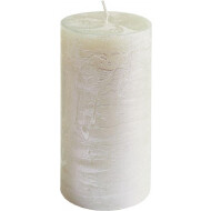 Spaas Cilinderkaars - 60u Brandduur - Ø7x130cm - Parelmoer - Merk Spaas - Aantal branduren 60u - Kleur Parel