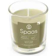 Spaas Romantic Reflect Bougie Parfumée Transparente - 25h de combustion - Vert - Marque Spaas - Odeur Jasmin - Couleur Vert - Nombre d'heures de combustion 25h