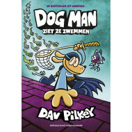 Dog Man Ziet Ze Zwemmen - Kinderboek - Hardcover - Vanaf 7 Jaar - Hoofdauteur Dav Pilkey - Genre boek Leesboeken