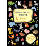 Glow in Dark Stickers Dieren – Stickerset – Hardcover – Vanaf 3 jaar - Leeftijd vanaf 3 jaar