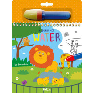 Kleuren met Water: Dierentuin – Kleur met water – Hardcover – Vanaf 3 jaar - Leeftijd vanaf 3 jaar - Hoofdauteur Onbekend