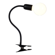 Euro Light Cliplight Lampe de Bureau - 1xE27 - Noir - Marque Euro Light - Couleur Noir - Dimmable Non