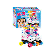 K3 rolschaatsen maat 27-30 - Merk Studio 100 - Leeftijd vanaf 9 jaar