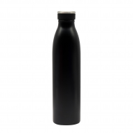 Isoleerfles Cas - 750ml - Zwart - Merk DDD - Inhoud 750 ml - Kleur Zwart