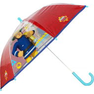 Brandweerman Sam Rainy Days Paraplu - Ø73cm - Rood - Topper - Maat One Size - Kleur Rood