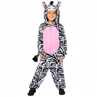 Déguisement enfant Zèbre Onesie - 4-6 ans - Sexe Unisex - Age 4 jusqu'à 6 ans - Taille  110-116