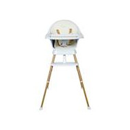 Meegroeistoel Ultimo 3 Luxe White/Natural - Topper - Merk Quax