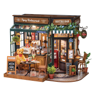 Rolife Tipsy Restaurant Miniatuurhuis DG167 3D Houten Bouwpakket - 297 Stuks - Leeftijd vanaf 14 jaar