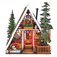 Rolife Chalet A-Frame DG181 Maison Miniature 3D en Bois - 336 Pièces - Age à partir de 14 jaar