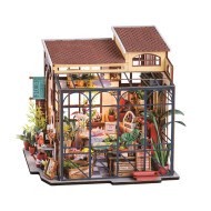 Rolife Emily's Flower Shop Maison Miniature DG145 Kit 3D en Bois - 258 Pièces - Age à partir de 14 jaar