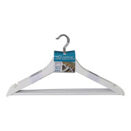 Houten Kledinghanger - Wit - 5 Stuks - Merk Euro Happy
