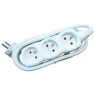 Stekkerblok met Kabel - 3x16A - 1,5m - Wit