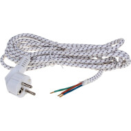 Cordon de Fer à Repasser - 3m - Blanc - Marque Merkloos