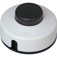 Kopp Vloerschakelaar - 300W - 0,61x6,10cm - Zwart/Wit