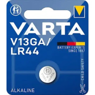 Varta V13GA Knoopcelbatterij - 1,5V - Zilver - Type batterij V13GA - Opties Nvt