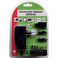 Universele Adapter - 2250mA - Zwart - Merk Merkloos