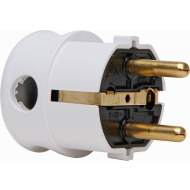 Kopp IP20 Haakse Stekker - 16A - Wit