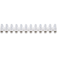 Kopp Kroonklem - 12 Polig - 6x10mm - Wit - 2 Stuks