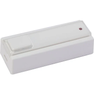 DiO Drukknop Draadloze Deurbel - 13x3x5cm - Wit