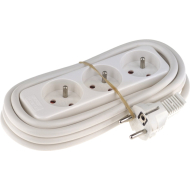 Stekkerblok met Kabel - 3x16A - 3m - Wit