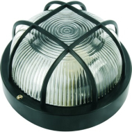 Smartwares Buitenlamp - 60W - 18x10cm - Zwart - Kleur Zwart - Vermogen 60 W - Type lamp Lamp niet inbegrepen - Aantal lichtpunten 1 - Materiaal Kunststof