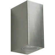 Ranex Wandlamp LED - 9,2x6,8x15cm - Wit - Materiaal RVS - Type lamp LED - Kleur Staal - Vermogen 3 W - Aantal lichtpunten 1