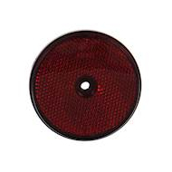 Reflector rond geschroefd rood - Merk Euro Car - Soort Licht Strips