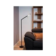 Lucide BERGAMO Lampadaire / lampe de lecture - LED Dimmable - 1x6,9W 3000K - Noir - Couleur Noir - Douilles Nvt - Nombre de points lumineux 1 - Matériel Métal - Type de lampe LED