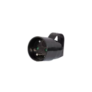 Contrastekker - 8x5x4cm - Zwart - Merk Merkloos