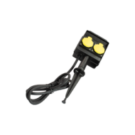 Stekkerblok met Pin - 1,5m - Zwart - Merk Rainbow