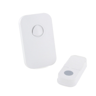 Chacon Draadloze Deurbel met Batterij - Wit - Merk Chacon