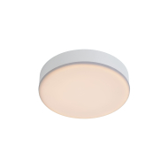 Lucide Ceres-LED Plafonnière Badkamer - Ø21,5 cm - LED Dimbaar - 1x30W 3000K - IP44 - Wit - Vermogen 30 W - Fitting Nvt - Kleur Wit