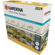 Gardena Kit de Démarrage pour Balcon – Micro-Drip-System – Pour 5 à 10 Plantes