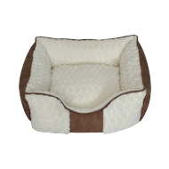 Panier blanc/brun 65x56x21 cm - Surmatelas - Nouveau depuis 16/01/2019 - Marque Euro Pet - Couleur Blanc - Forme Rectangulaire
