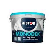 Latex Monodek mat wit 10 l - Nieuw sinds 17/09/2020 - Merk Histor - Toepassing Plafond,Muur - Inhoud 10 l - Glansgraad Mat - Geschikt voor Binnen - Afwasbaar Nee - Verfbasis Watergedragen