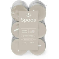 Spaas Mindful Morning Bougies Chauffe-Plat - 4,5h de Combustion - Brun - 12 Pièces - Marque Spaas - Nombre d'heures de combustion 4,5h - Couleur Brun - Odeur Coton