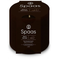 Spaas Glow Warm Wonder Bougie Parfumée - 35h de Combustion - Brun Foncé - Marque Spaas - Nombre d'heures de combustion 35h - Odeur Pomme Cannelle - Couleur Brun