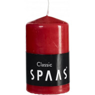 Spaas Bougie Cylindrique - 25h de Combustion - Ø5,8x10cm - Rouge - Marque Spaas - Nombre d'heures de combustion 25h - Couleur Rouge