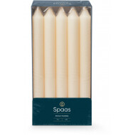 Spaas Bougies de Table sans Parfum - 8h de Combustion - Ø10,4x4,10cm - Ivoire - 10 Pièces - Marque Spaas - Nombre d'heures de combustion 8h - Couleur Ivoire