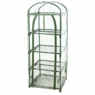 Kannvik Serre - 4 Étagères - 50x45x130cm - Vert - Matériel Polypropylène,PVC