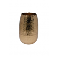 Vase - 18x29cm - Métal - Or - Couleur Or