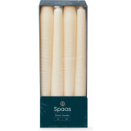 Spaas Dinerkaarsen - 8u Brandduur - Ivoor - 8 Stuks - Merk Spaas - Kleur Ivoor - Aantal branduren 8u